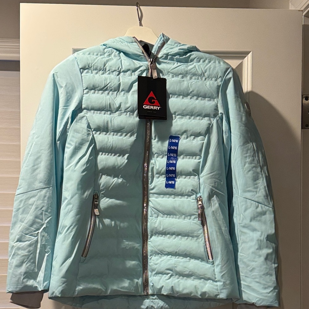 Gerry Teal Quilted Jacket